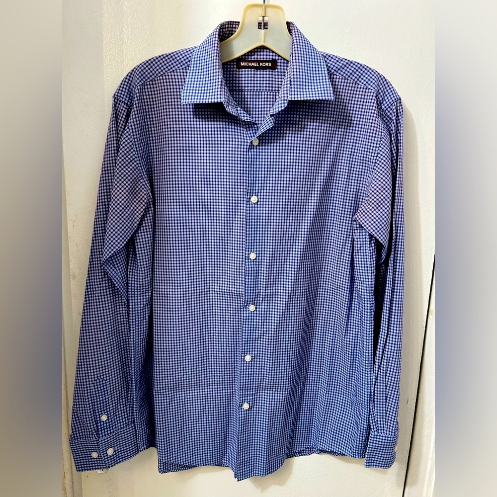 Boys Michael Kors Long Sleeve Button Down, Size 18